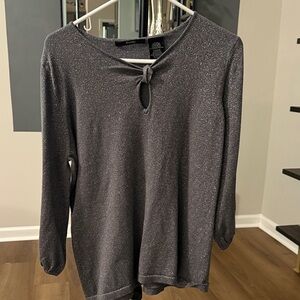 Raisey Elegant Gray Women's Top